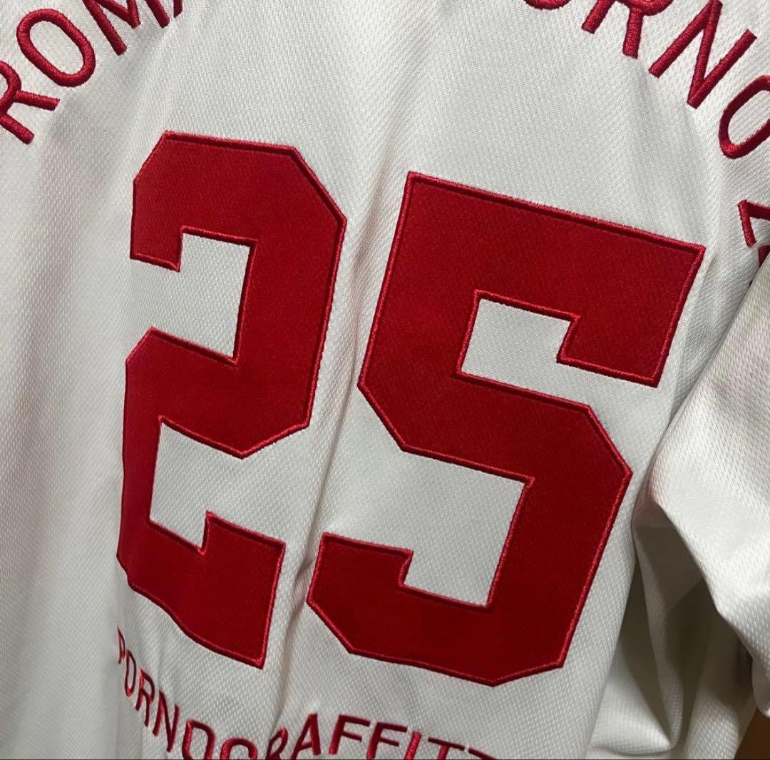 ポルノグラフィティ　ベースボールシャツ Lサイズ 野球 ユニフォーム カープ