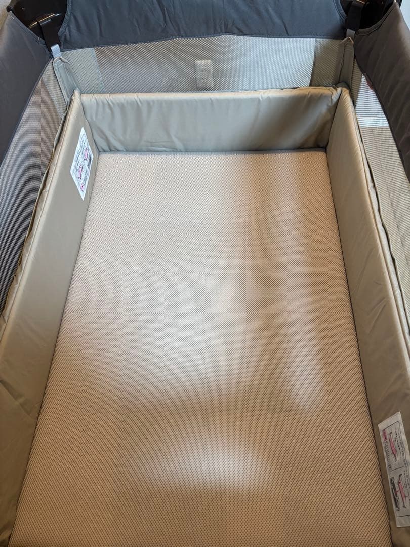 【美品】Apricaベビーベッド ココネルエアー ココア