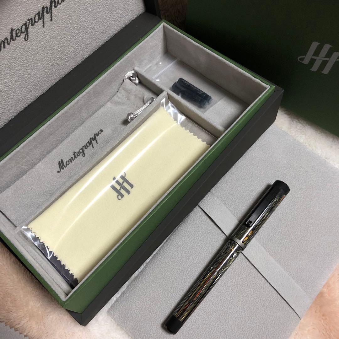 300本限定 新品未使用 モンテグラッパ 万年筆 ゼロ メテオシャワー ニブF