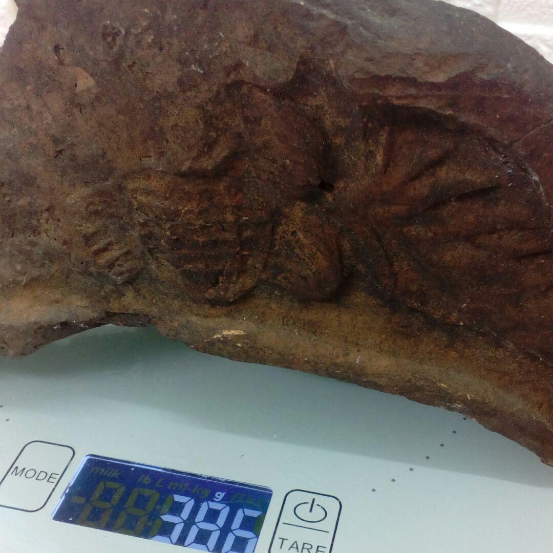 極稀少琉球古瓦城郭寺社灰茶褐色２００〜３３０年前頃レア当時物希少資料コレクション