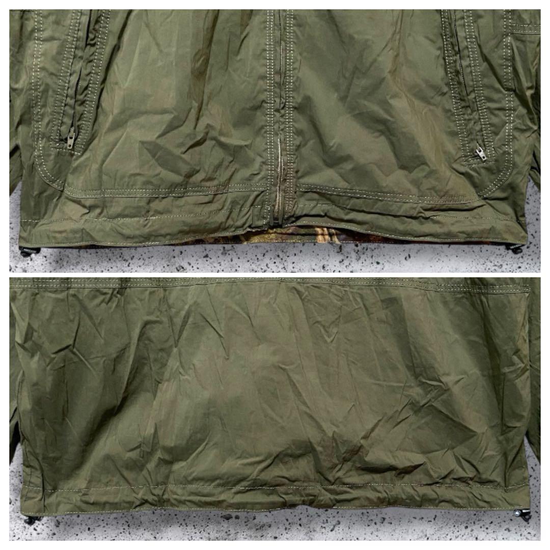【キムタク着用・希少XL】RATS WARM UP JKT カーキ ナイロン
