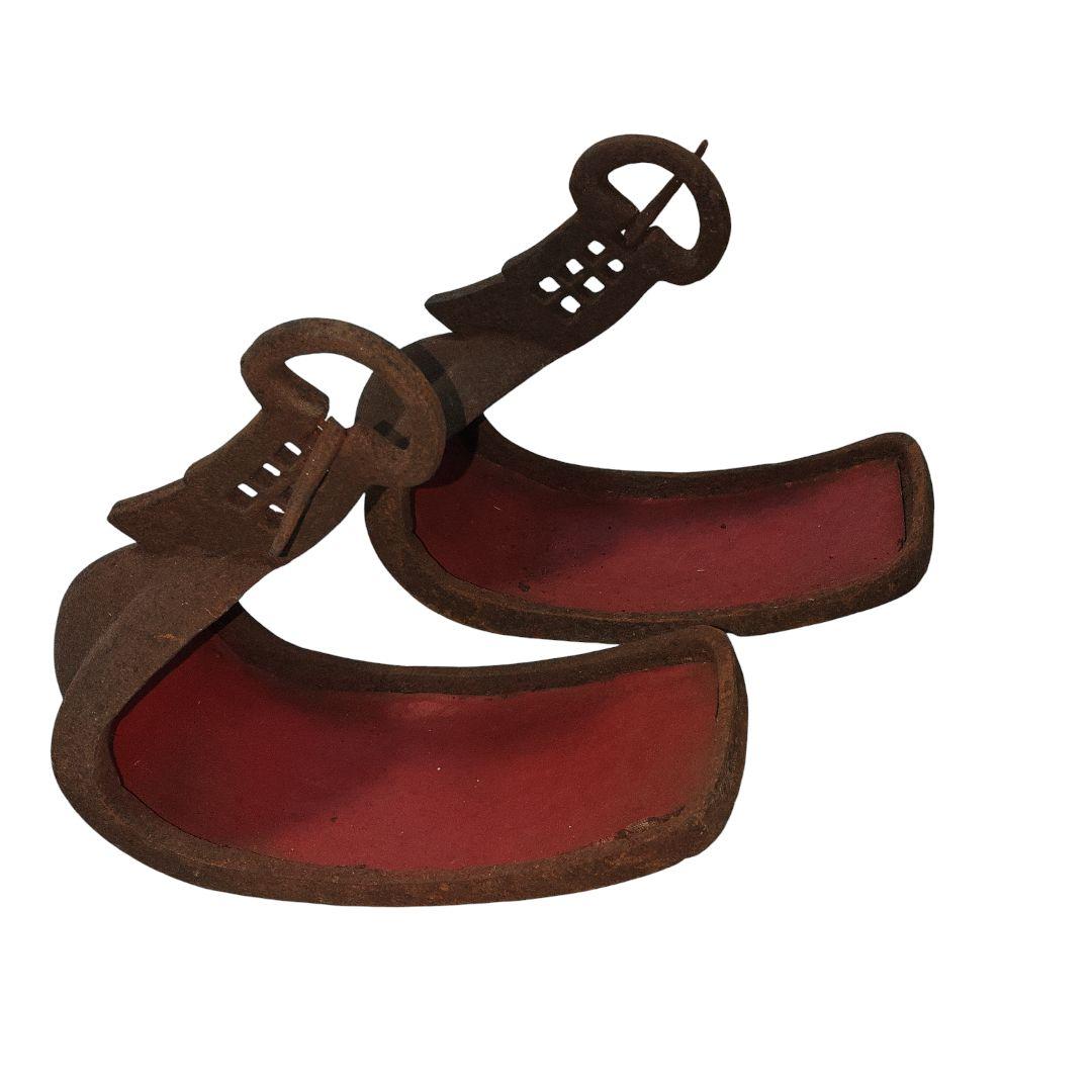 鉄製馬具　鐙　時代物　大名　祭礼