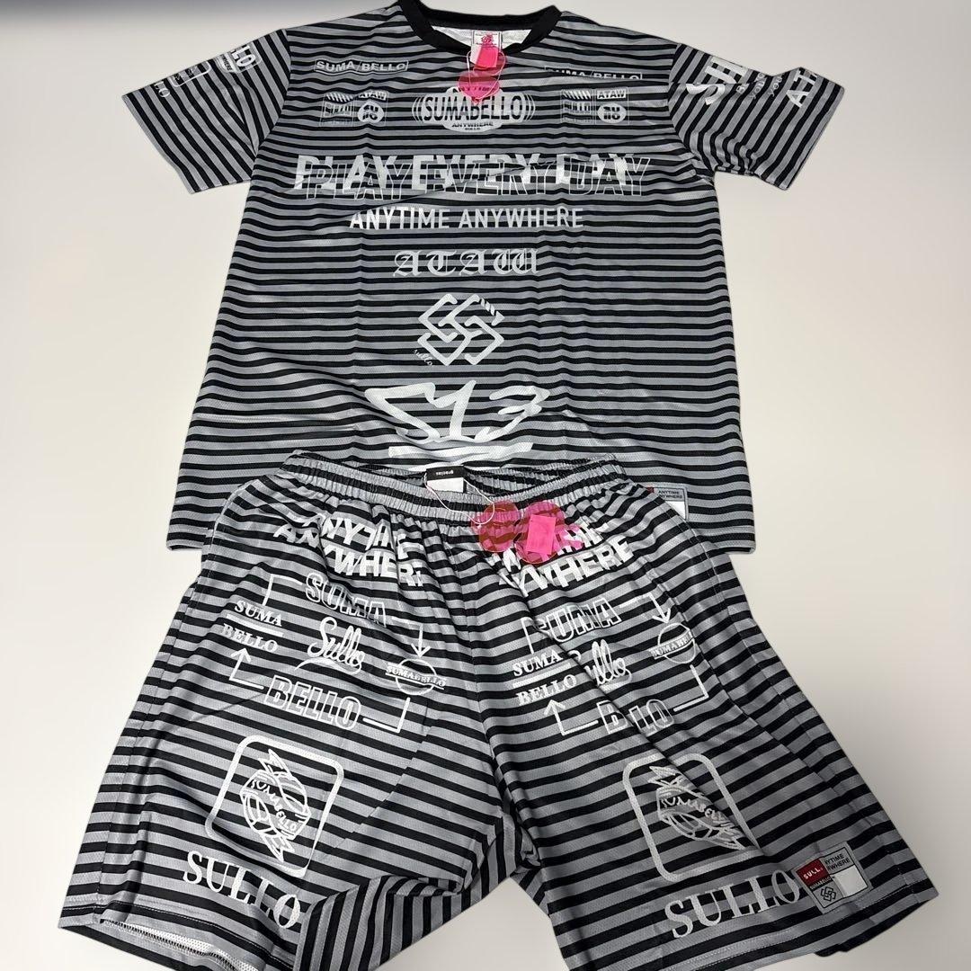 SULLO サッカーシャツ　パンツ　上下セットアップ　ストリートシャツ XL