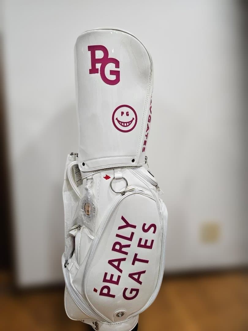 PEARLY GATES パターンオーダーキャディバッグ ホワイト