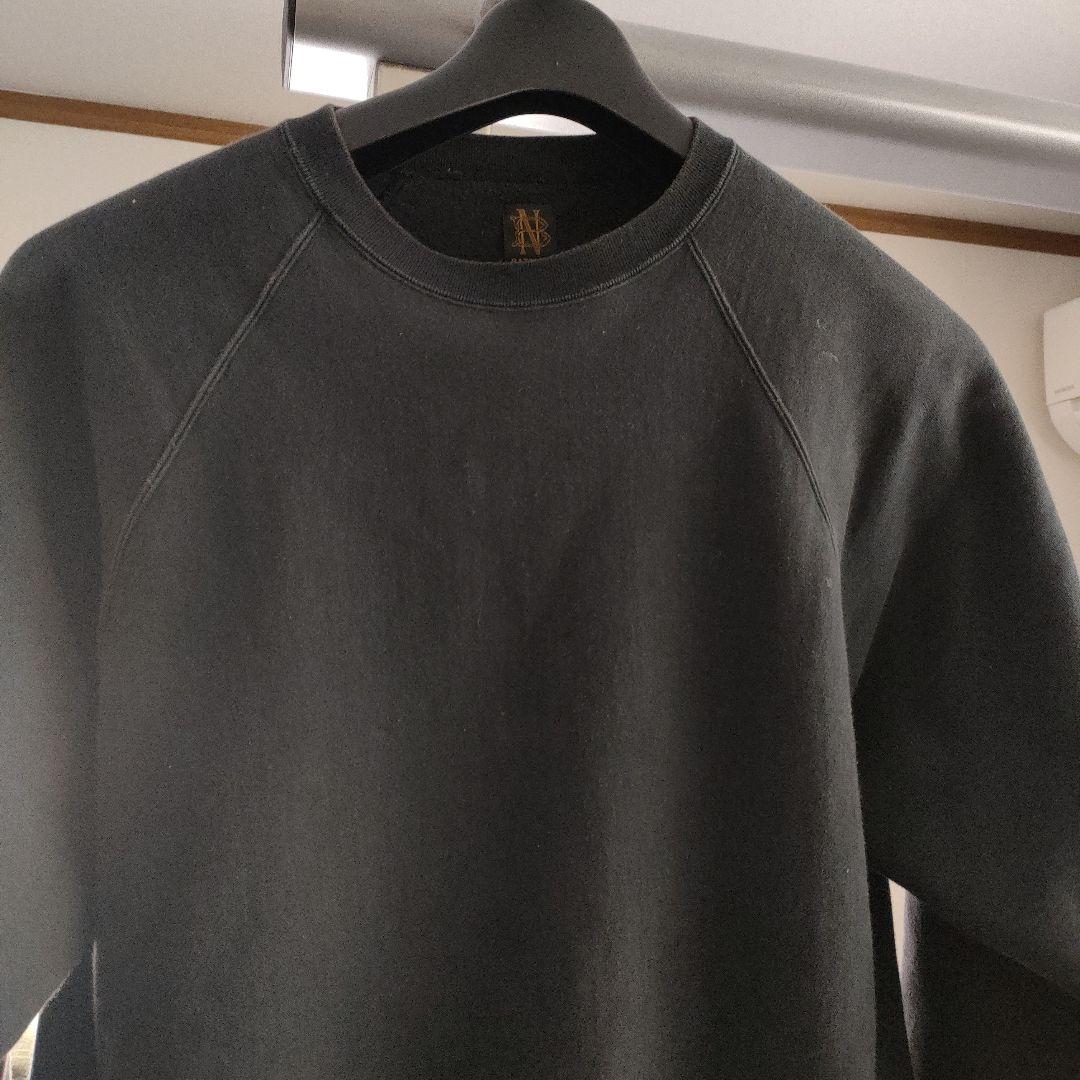 BATONER ダークグレー ジャンベルカ ラグランスリーブ スウェット