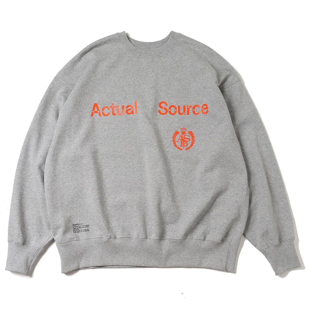 AS×FS LIGHT OZ CREW NECK SWEAT \
