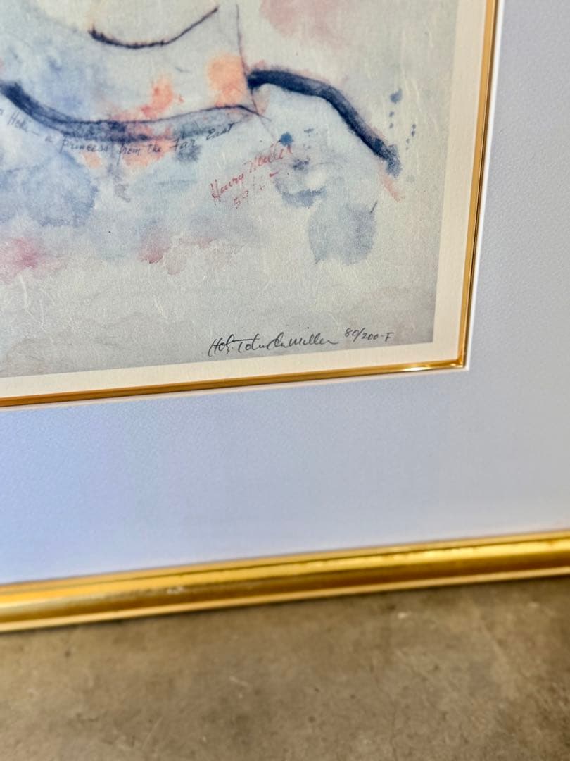 ヘンリーミラー（Henry Miller）によるリトグラフ　80/200