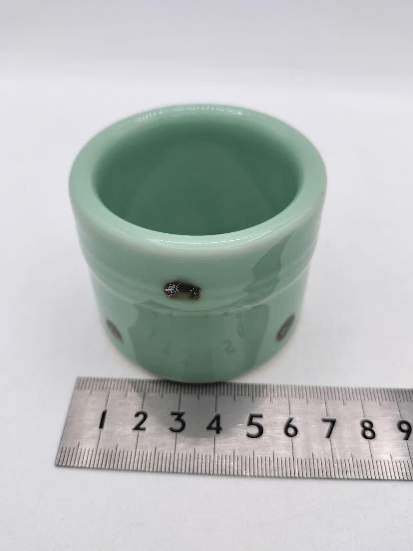 c538 【新品・未使用】皆具 飛青磁 平安手塚祥堂 茶道具