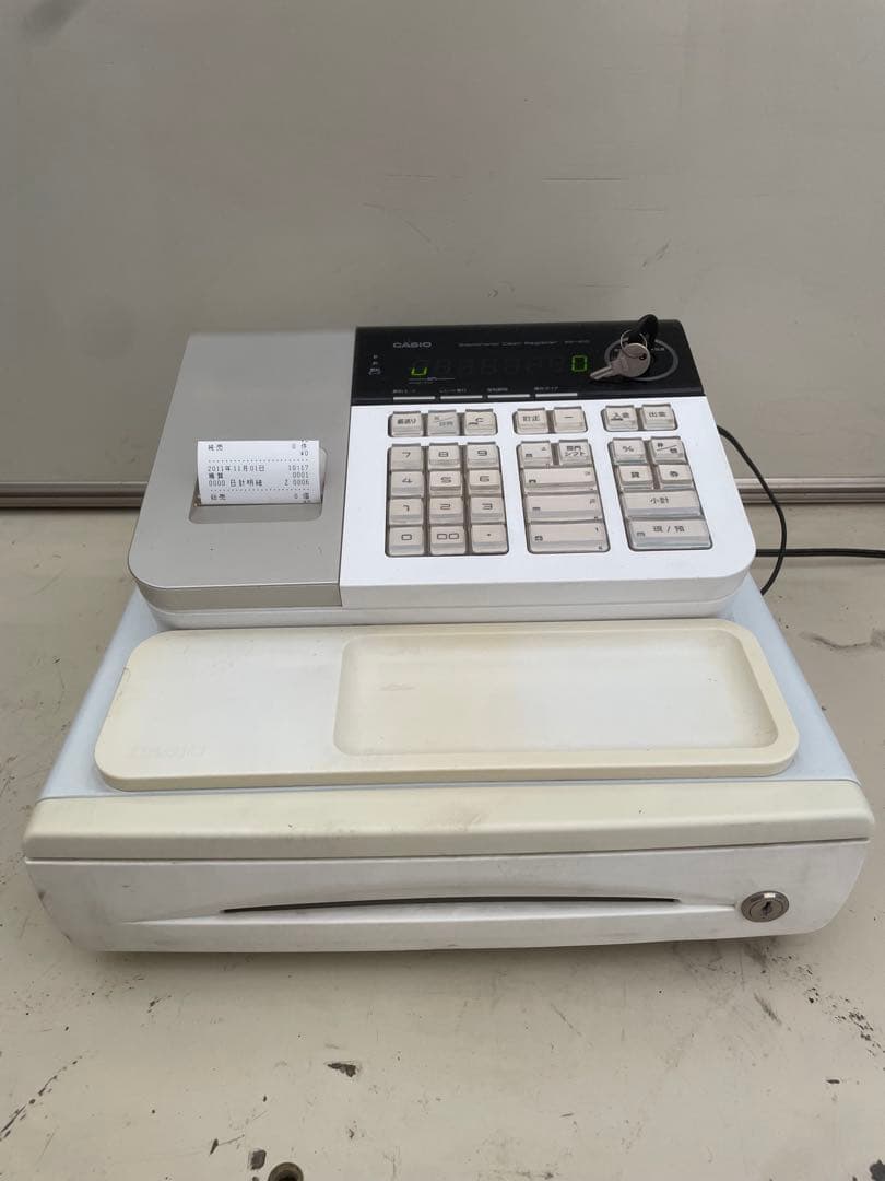 訳あり！通電確認済み　CASIO 電子レジスター SE-S10