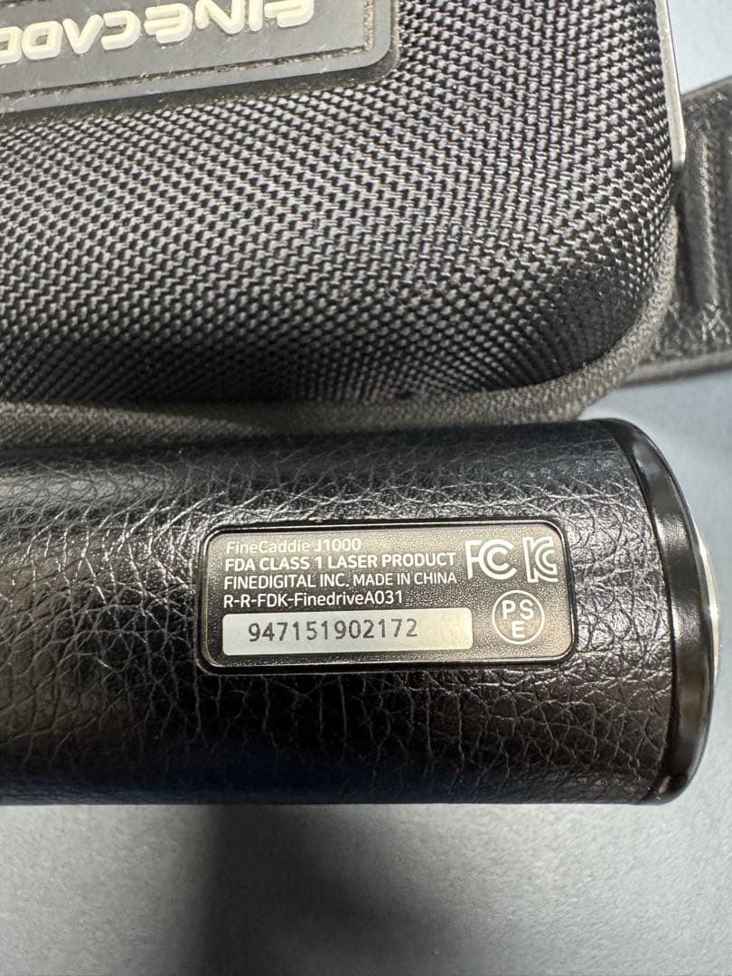 FINE CADDIE ゴルフ用距離計 ブラック