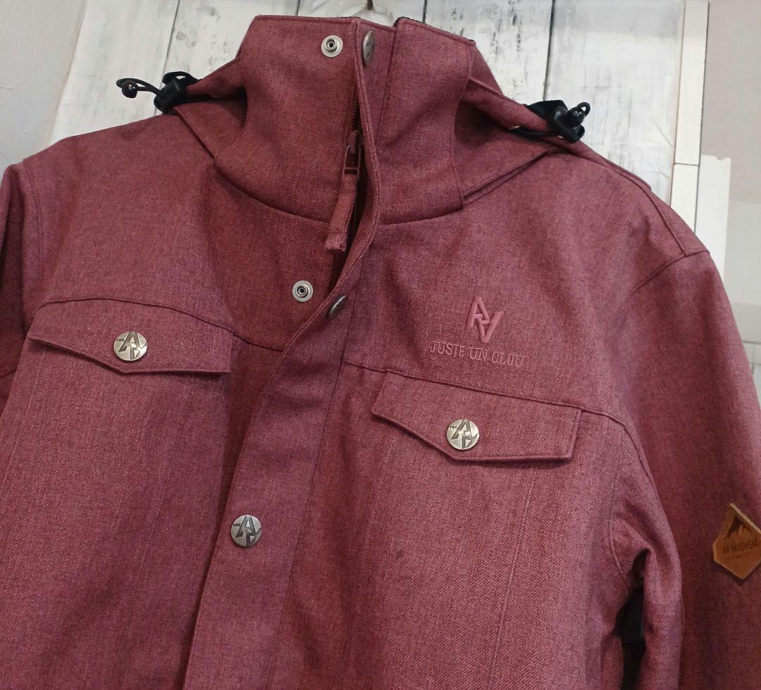 美品⭐ダブルエーハードウェア赤みブラウン&ブラック2色使い⭐Sサイズ(大きめ)