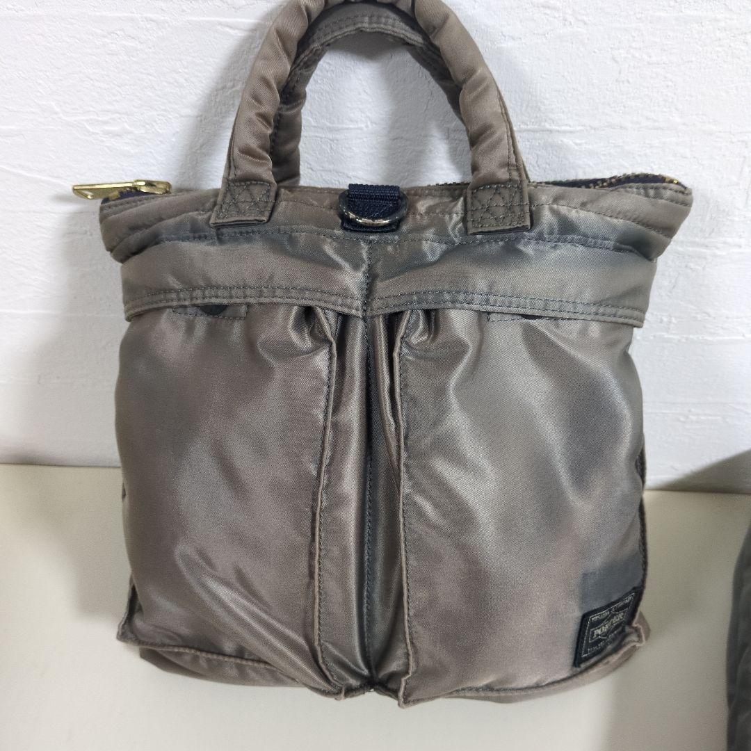 PX PORTER シルバーグレー ヘルメットバッグS