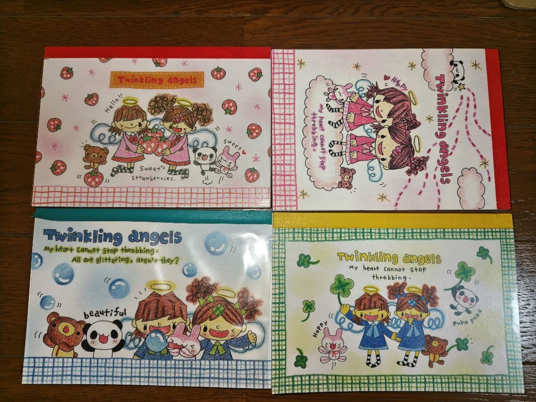 メモ帳　4冊セット　平成レトロ