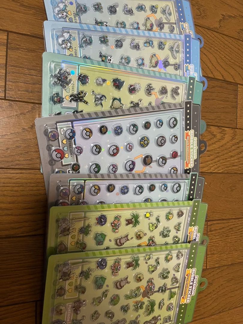 韓国限定ポケモンシール 7枚セット