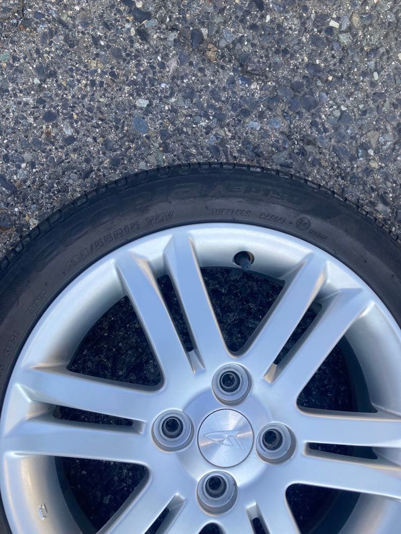 165/55r15タントカスタム　アルミホイール・タイヤ×4セット