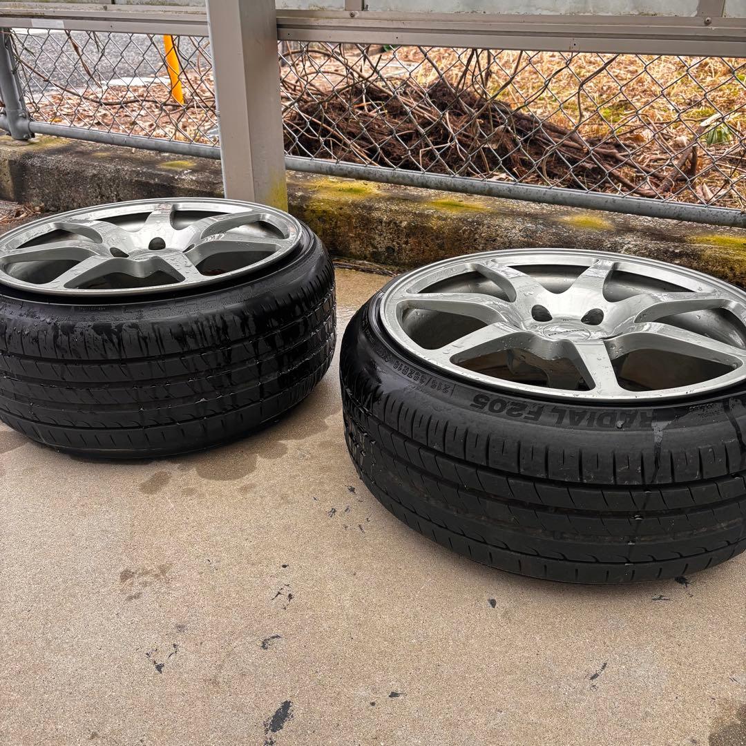 【希少】Prodrive 18インチホイール4本セット タイヤ付き