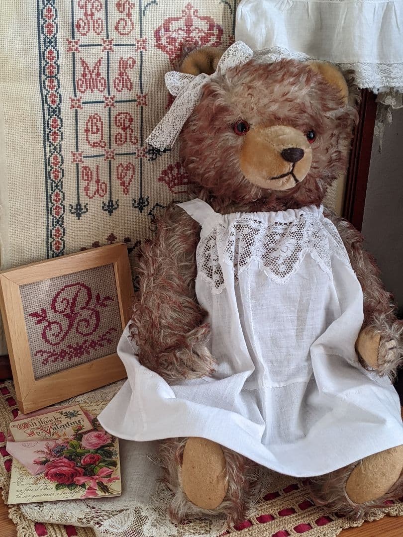 【p】アンティークベア　アンティークテディベア　ハーマン