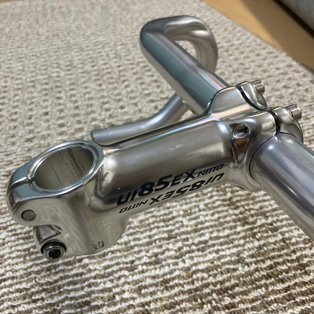 NITTO M186 ハンドルとステムセット　シルバー　1インチ対応　美品　希少