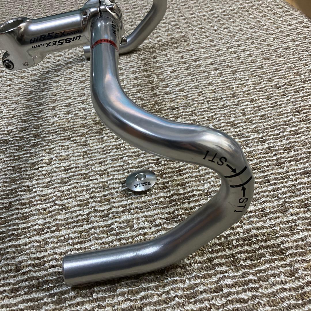 NITTO M186 ハンドルとステムセット　シルバー　1インチ対応　美品　希少