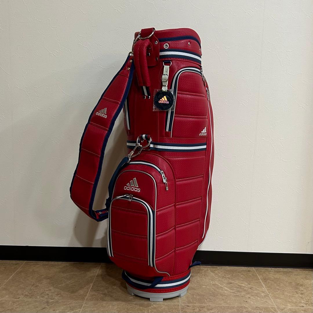 adidas アディダス レッド キャディバッグ
