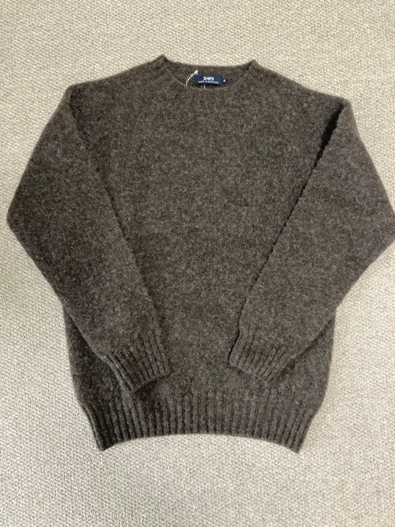 【新品】SHIPS別注 HARLEY OF SCOTLAND シャギーニット