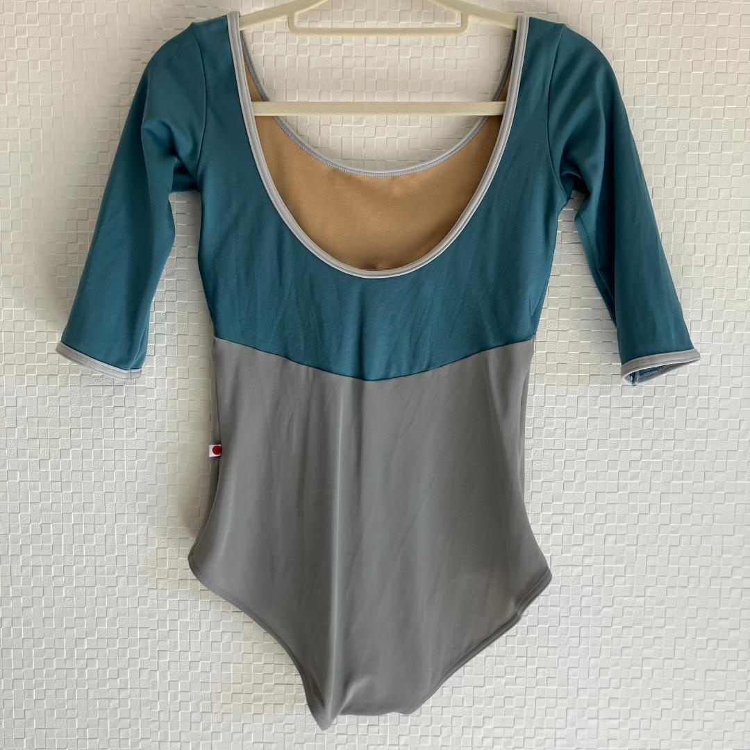 タイムセール♪ 2/9まで YUMIKO レオタード 五分袖　XLサイズ