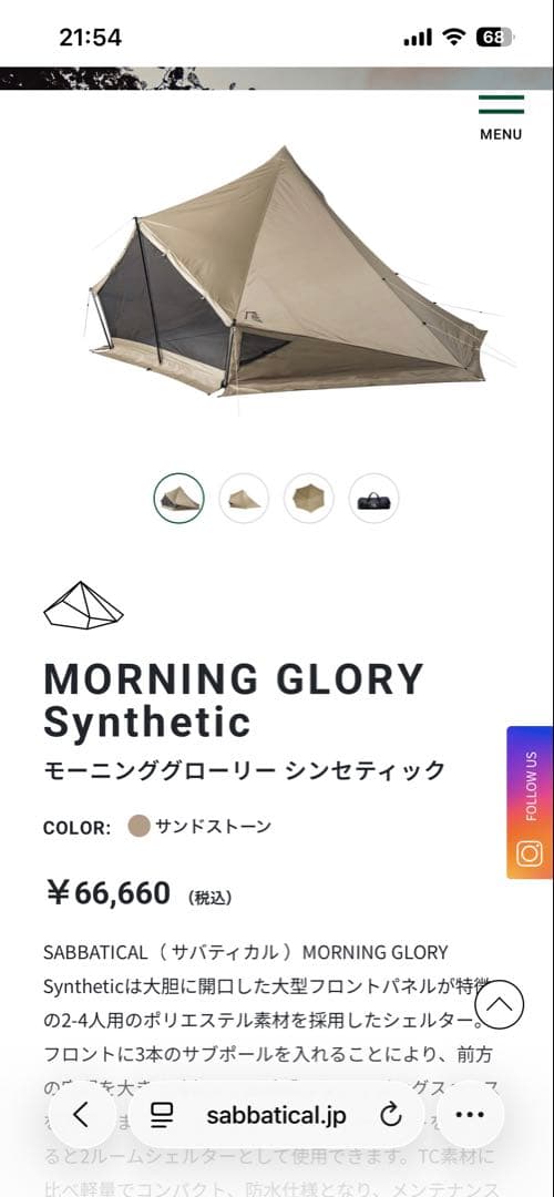 モーニンググローリー シンセティック