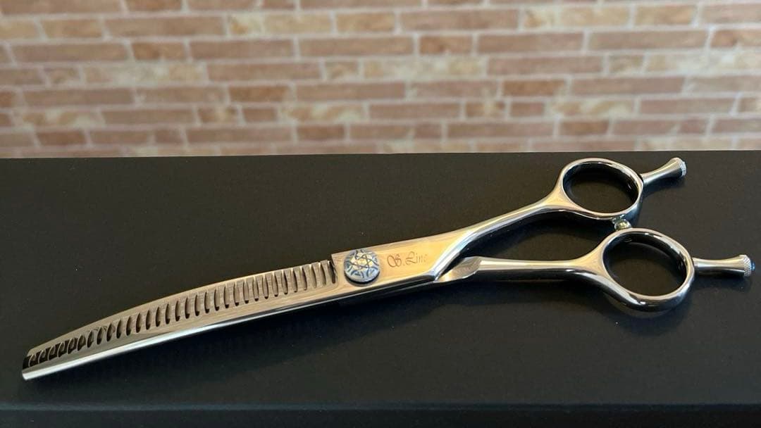 シルバーライン　シザー　消しゴム手品　カーブ　7インチ　シザーリング付