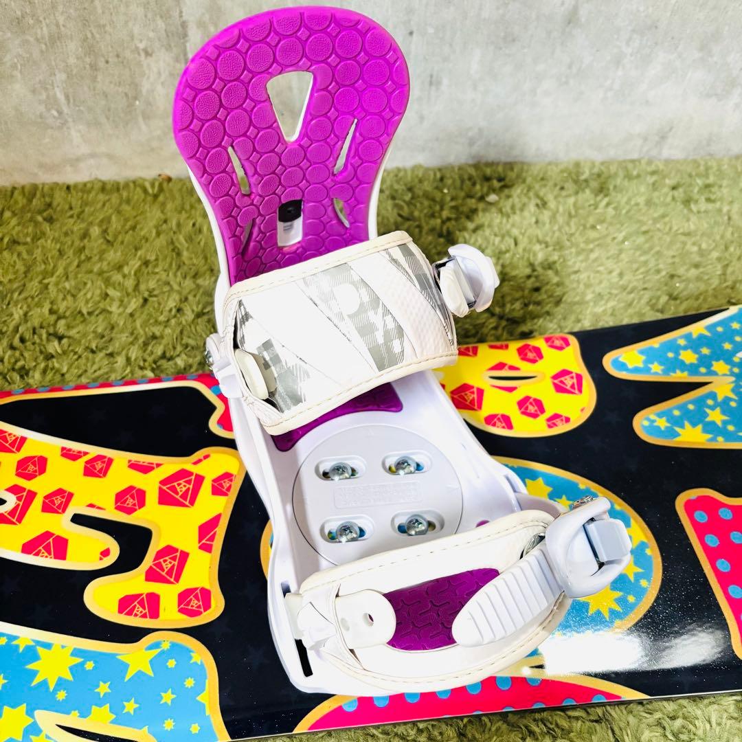 【良品】 イグニオ レディーススノーボード3点セット 140cm ブーツ23.0