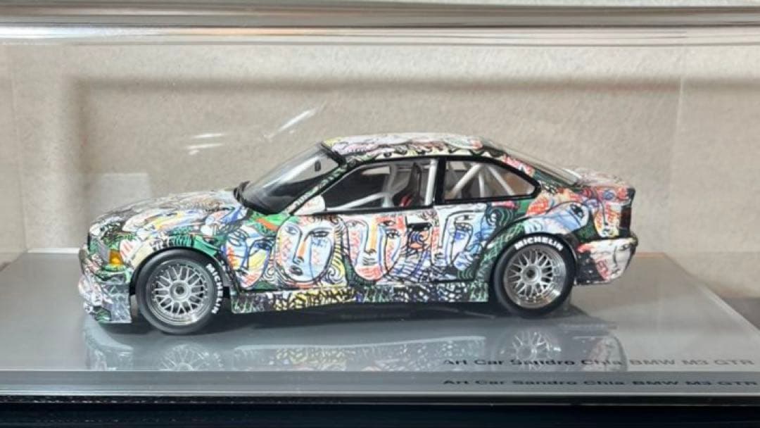超レアモデル❗️ミニカー 1/18 ミニチャンプス  M3 アートカー