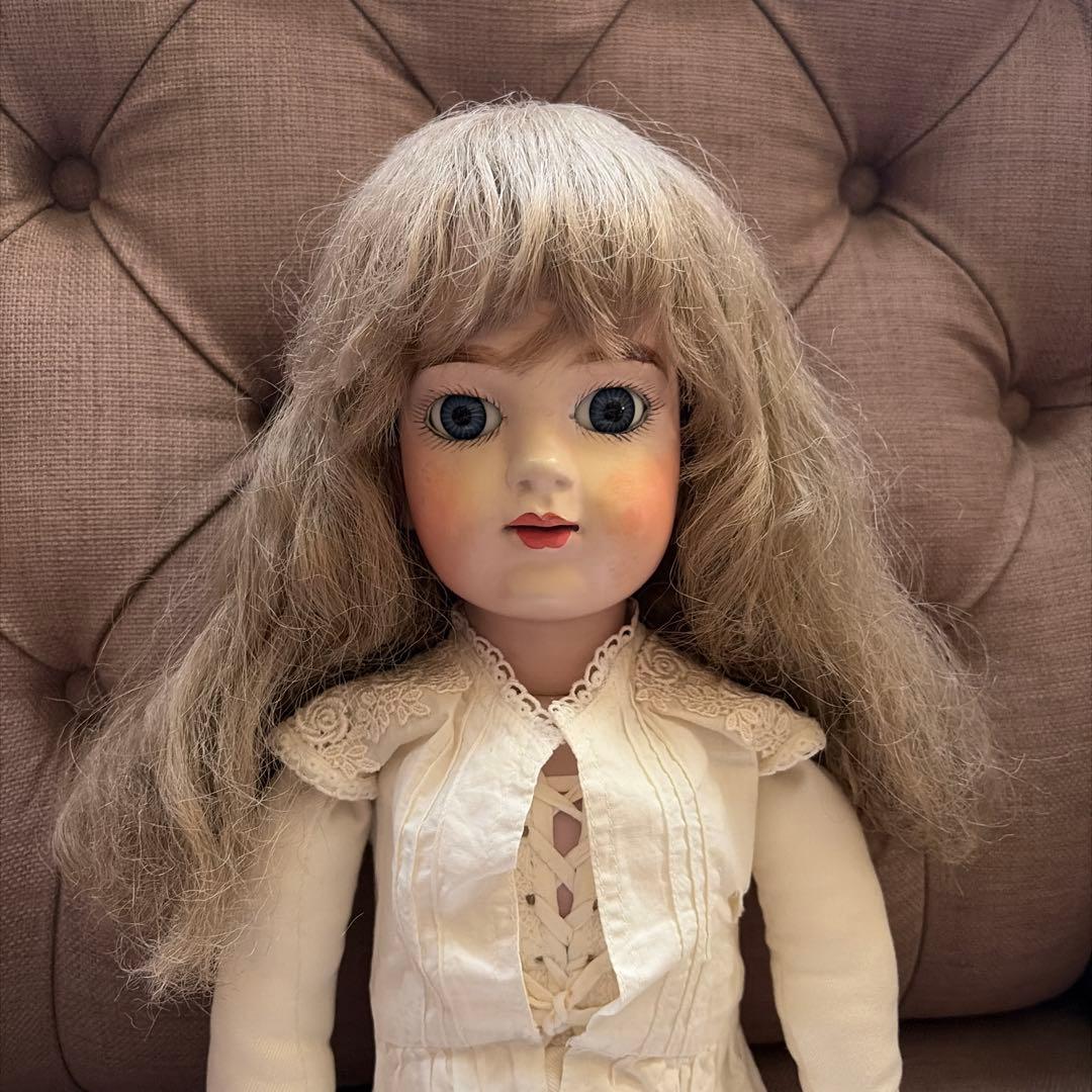 フランス　アンティーク　ドール　人形　ビスクドール