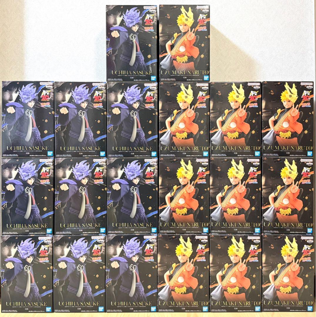 【匿名配送】NARUTO ナルト 20周年 フィギュア 20点