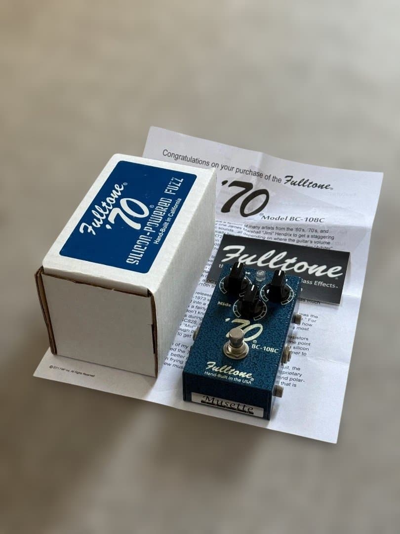 Fulltone '70 BC-108C ファズペダル