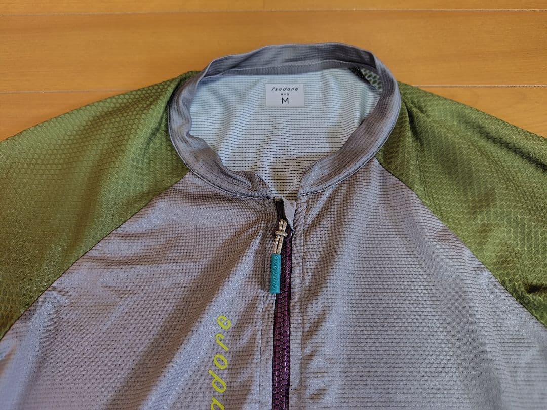 pedalore サイクルジャージ M グレー/グリーン/ネイビー