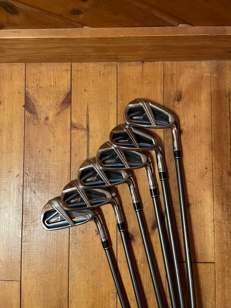 テーラーメイド sim max os アイアン6本 P〜5番