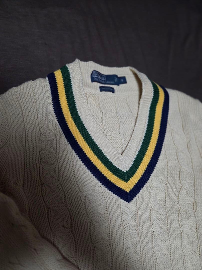 Polo by Ralph Lauren Vネックチルデンニット S