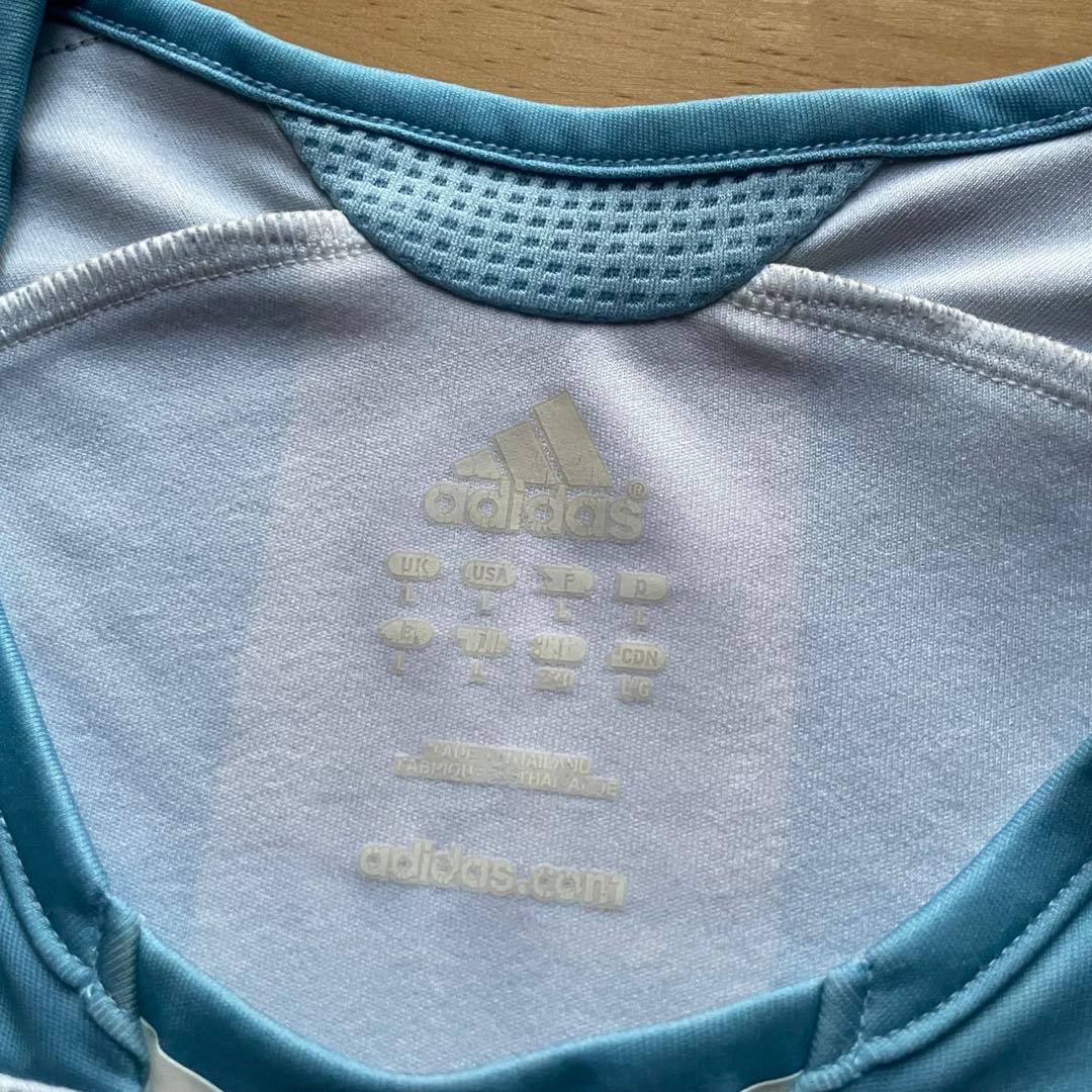 ★adidasアディダス06/07アルゼンチン代表半袖ユニフォーム2XOサイズ