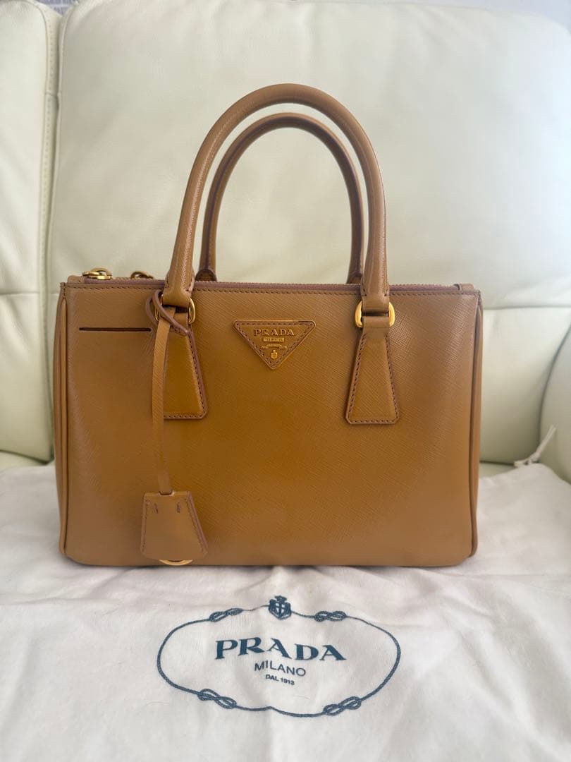 R&RPRADAガレリア サフィアーノ 2WAY ハンドバッグ ショルダー