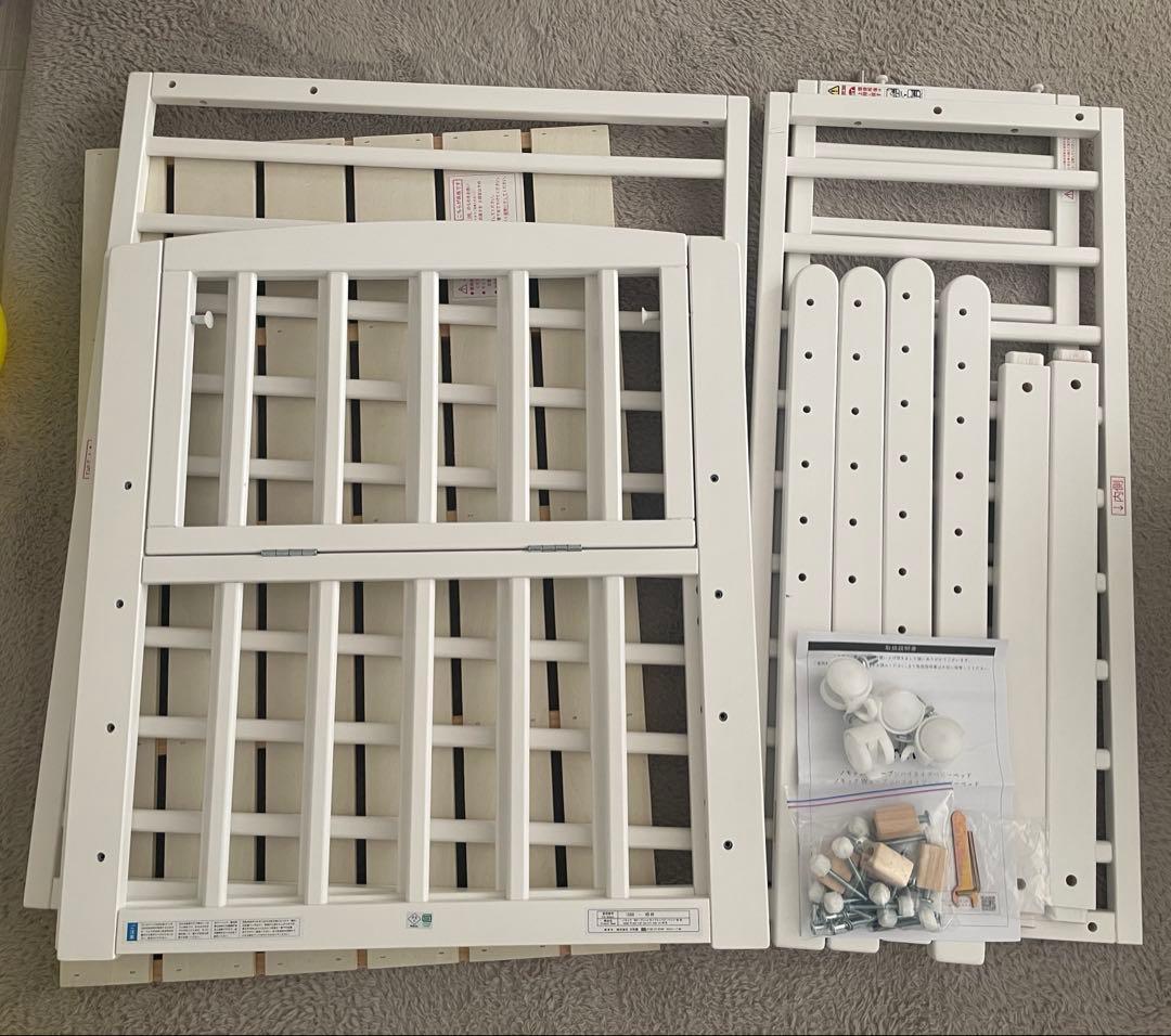 ノモック　ミニ　Wオープンハイタイプベビーベッド