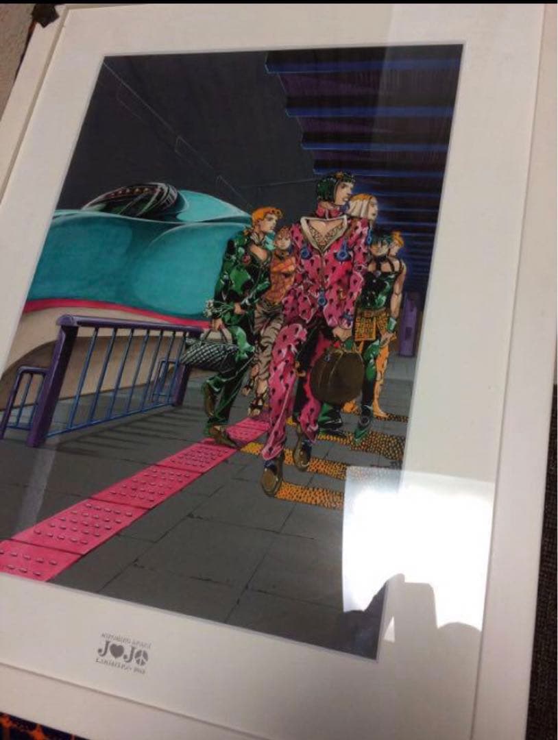 ジョジョ　複製原画　第5部　ブチャラティ　ジョルノ　はやぶさ　荒木飛呂彦