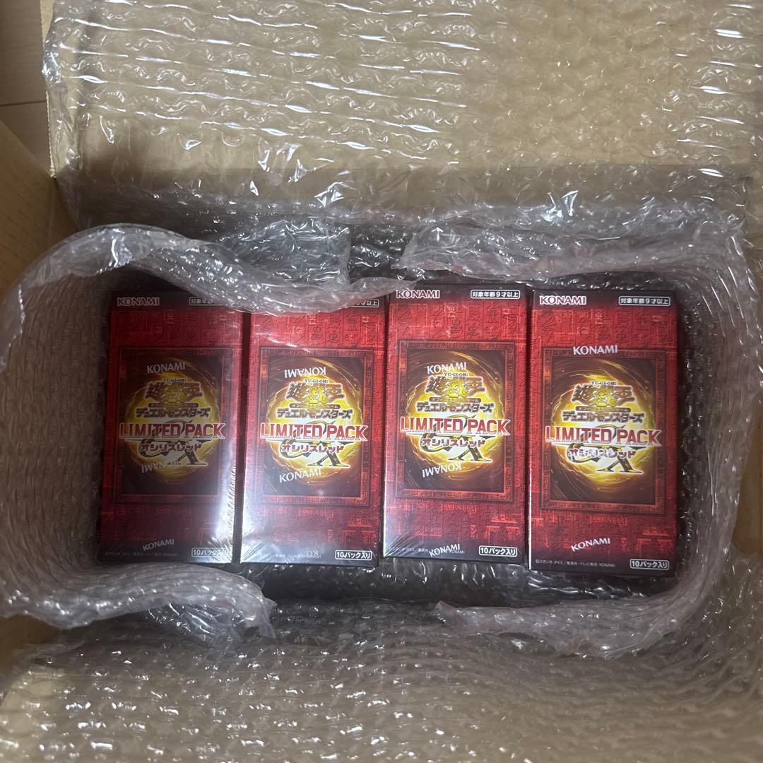 【シュリンク付き】新品未開封LIMITEDPACK GXオシリスレッド12BOX
