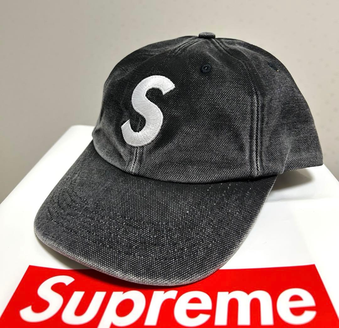24H以内発送 完売品 新品 黒 Pigment S Logo 6-Panel