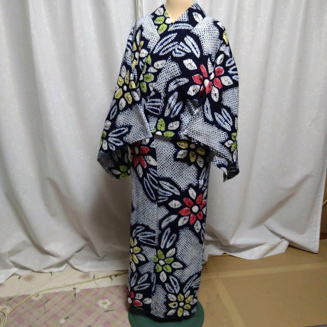 浴衣　有松鳴海絞り　出品９月末まで