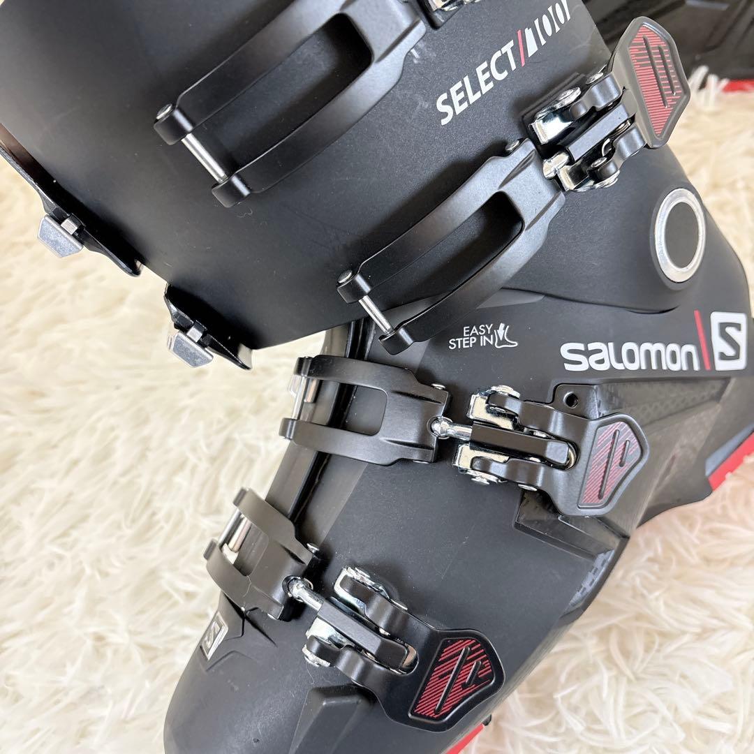サロモン　メンズ　スキーブーツ　スノボ　26 美品　雪山　ブラック　黒　100