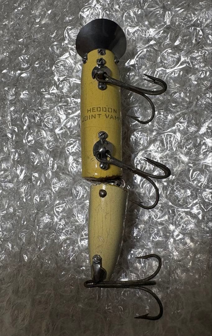 オールドヘドン　ジョイントバンプ　ウッド　1950年代　金目　HEDDON