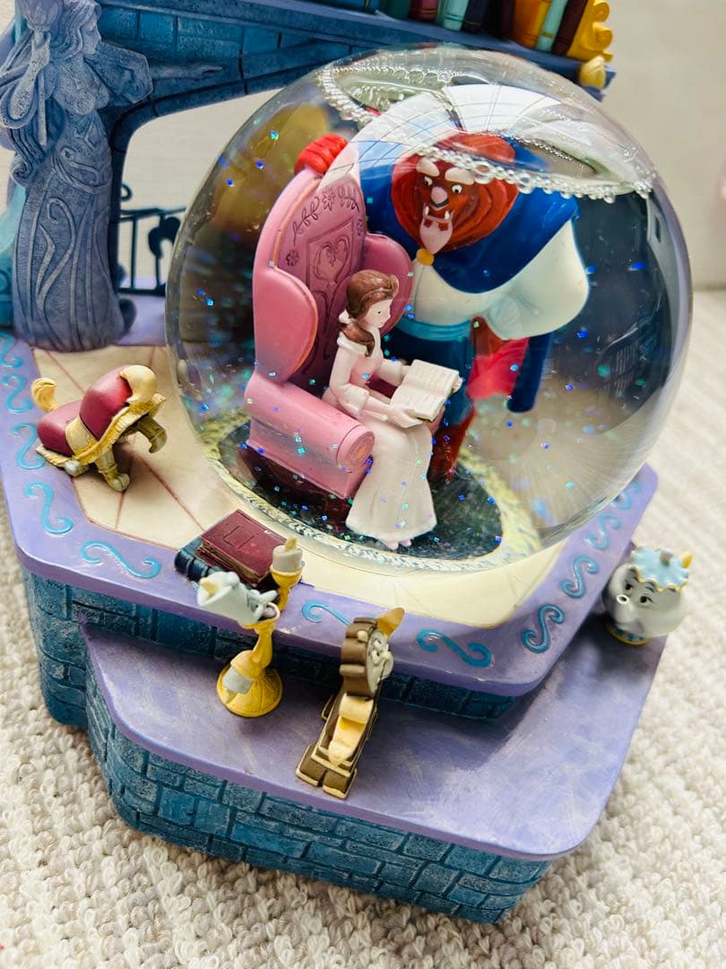 レア★美女と野獣 ベル ルミエール スノーグローブ スノードーム