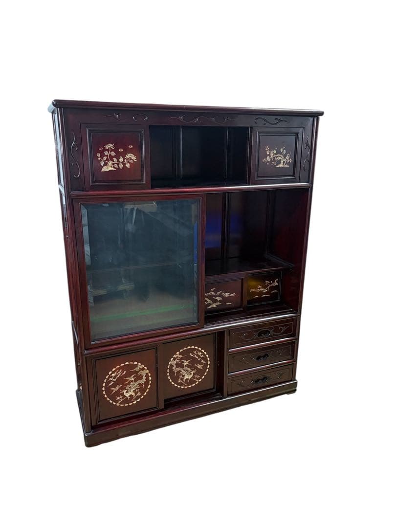 茶箪笥 アンティーク 和風 飾り棚