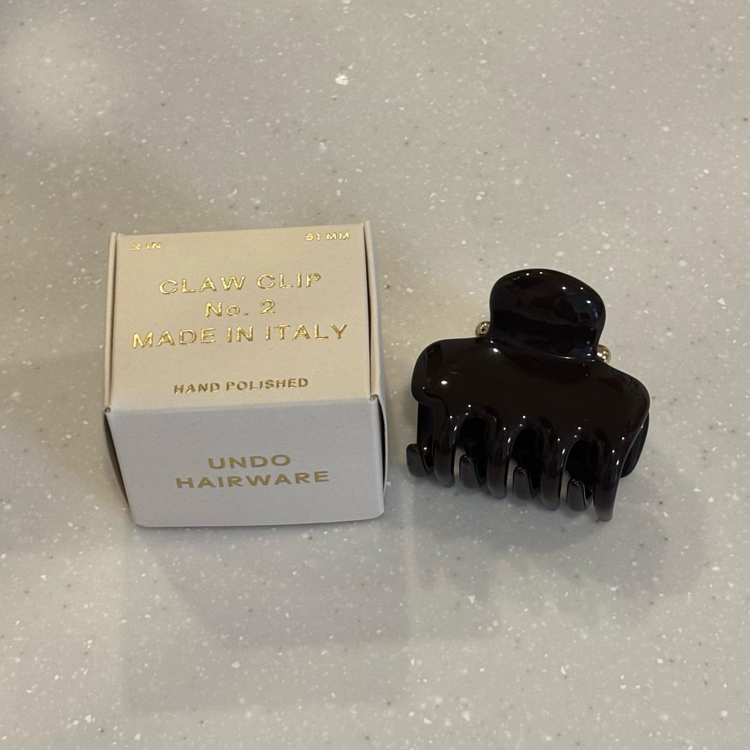 完売品 UNDO ヘアクリップ No.2 Espresso