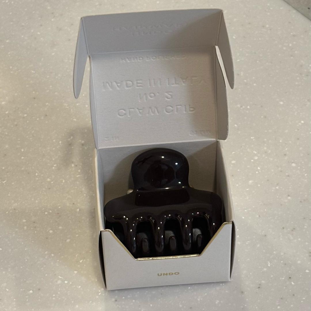 完売品 UNDO ヘアクリップ No.2 Espresso