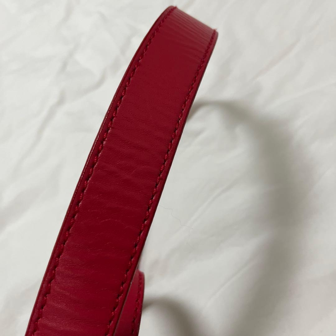 vivienne Westwoodバックル　ベルト　シルバー　レッド　レザー